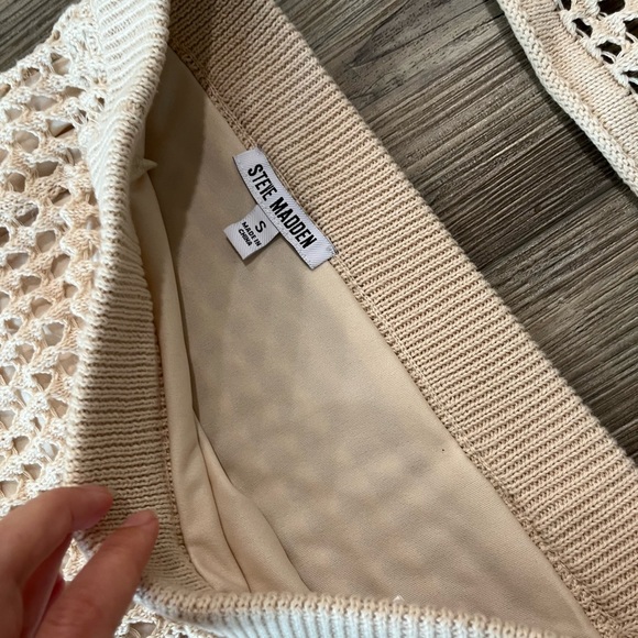 Steve Madden Cream Knit 2 piece set - Picture 5 of 6